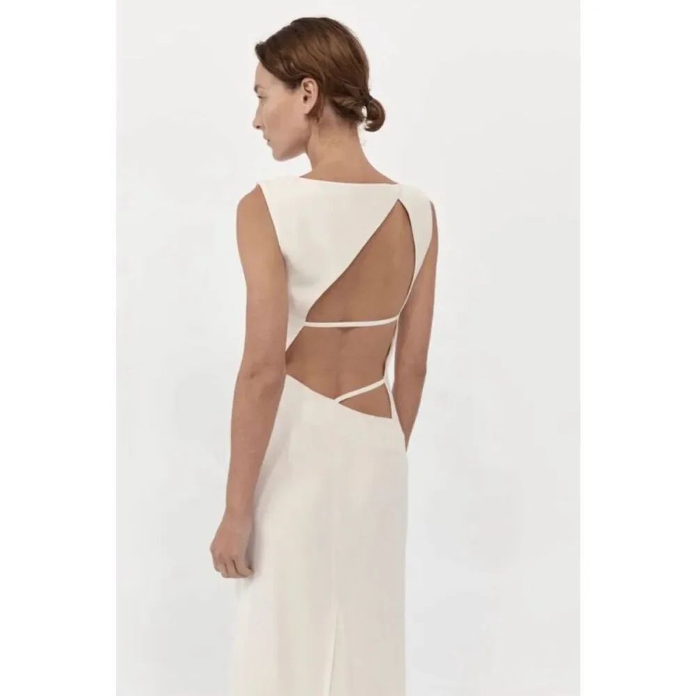 St. Agni Cut Out Midi Dress XS